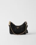 Prada Re-Edition 1995 Chaîne Re-Nylon Mini Handbag black