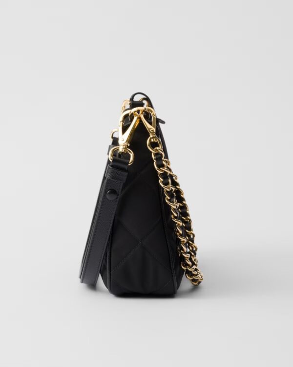 Prada Re-Edition 1995 Chaîne Re-Nylon Mini Handbag black