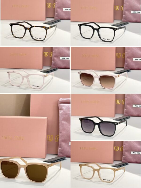 Miu Miu Iconic Square Frame Sunglasses – Luxury Acetate Collection