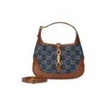 JACKIE 1961  MINI SHOULDER BAG gray-blue color blocking