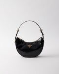 Prada Arqué Naplak Painted Leather Shoulder Bag