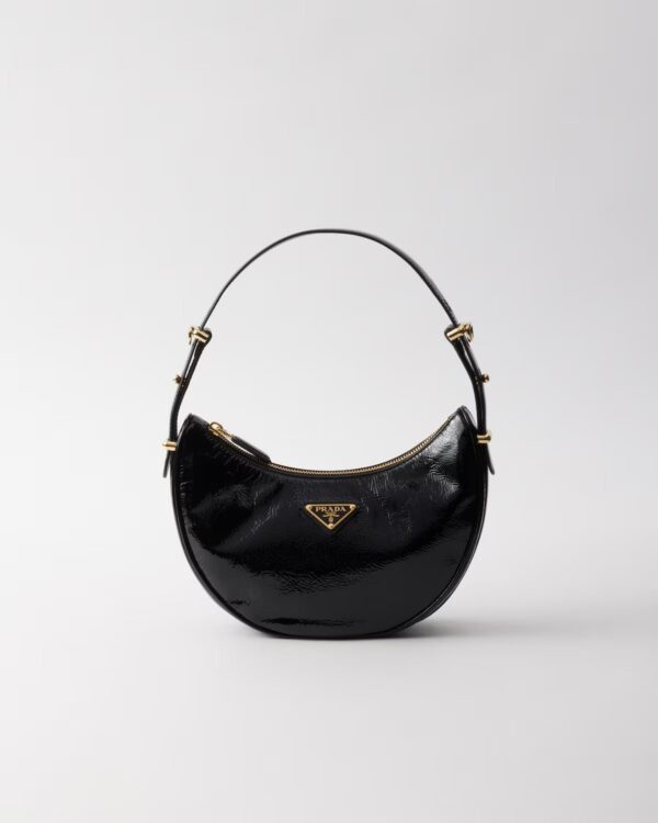 Prada Arqué Naplak Painted Leather Shoulder Bag