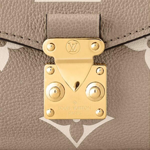 LOUIS VUITTON Pochette Metis EW Small Messenger Bag for Women in Latte Gray