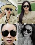 Saint Laurent Vintage Aviator Sunglasses