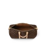 LOUIS VUITTON Keepall 50 Monogram All-Over Print Large Capacity Zipper Closure Coated Canvas with Leather Trim Travel Bag