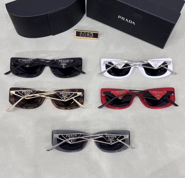 Prada Triangle Logo Cat-Eye Sunglasses