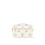 LOUIS VUITTON Pochette Metis EW  Small Messenger Bag for Women in Latte White and Light Purple