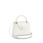 LOUIS VUITTON Capucines BB  Capucines Detachable  Shoulder Bag & Crossbody Bag for Women, White