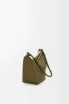 Mini Hammock hobo in classic calfskin Dark Khaki Green