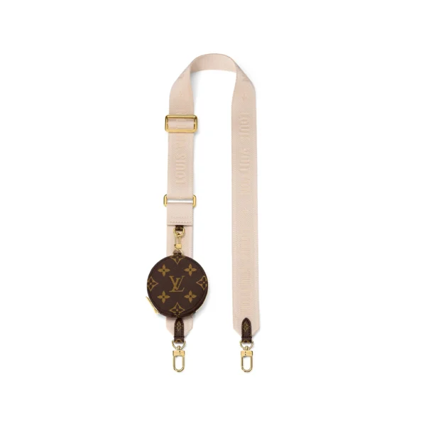 LOUIS VUITTON ONTHEGO PM Classic Monogram Canvas Coated Handbag/Shoulder Bag, Mini, Women's, Brown and Caramel