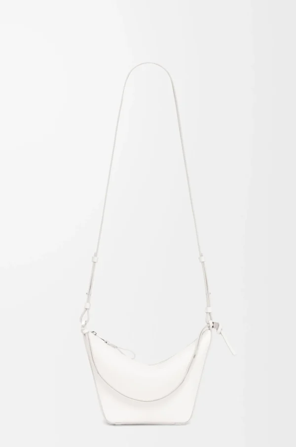 Mini Hammock hobo in classic calfskin Soft White