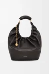Medium Squeeze bag in mellow nappa lambskin Black