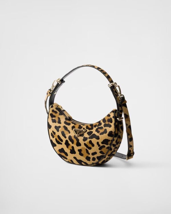 Prada Arqué printed leather shoulder bag