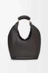 Medium Squeeze bag in mellow nappa lambskin Black