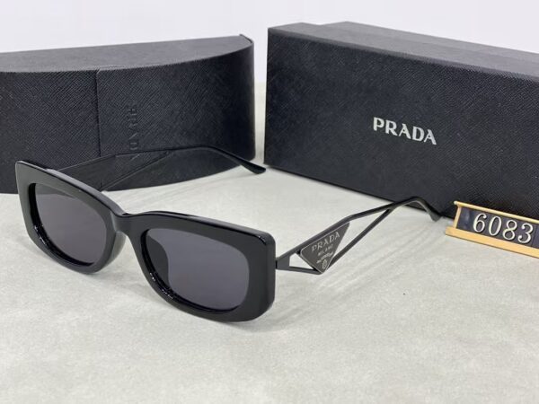 Prada Triangle Logo Cat-Eye Sunglasses