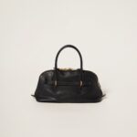 Aventure Nappa Large Leather Handbag Black