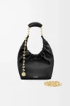 Small Squeeze bag in mellow nappa lambskin Black
