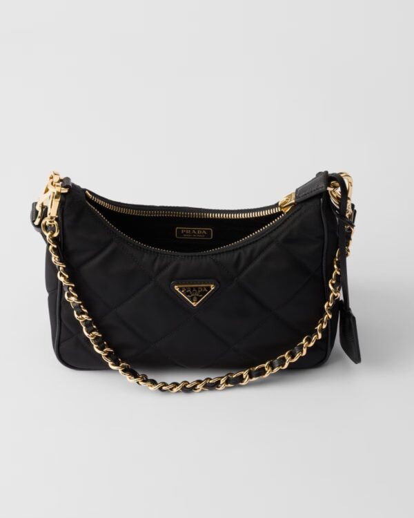Prada Re-Edition 1995 Chaîne Re-Nylon Mini Handbag black
