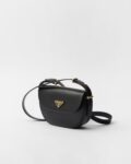 Prada Arqué flip leather shoulder bag