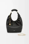 Medium Squeeze bag in mellow nappa lambskin Black