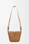 Compact Hammock bag in satin calfskin Oak