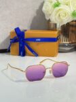 Luxury Retro Square Metal Sunglasses