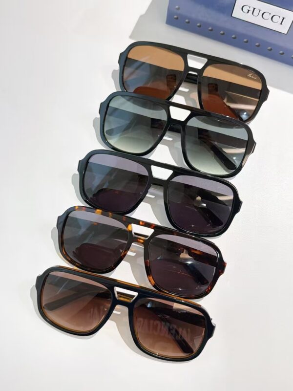 Luxury Oversized Aviator Sunglasses – Classic Thick Frame Design