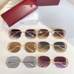 Gucdi Vintage Square Gradient Sunglasses