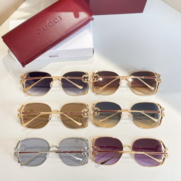 Gucdi Vintage Square Gradient Sunglasses