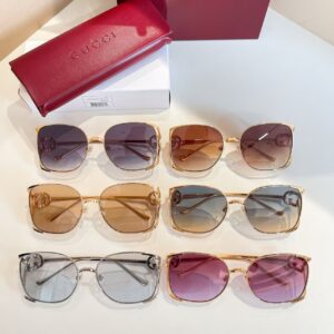 Gucdi Vintage Square Gradient Sunglasses