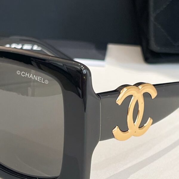 Chanel Oversized Square Frame Sunglasses – Bold Double CC Statement