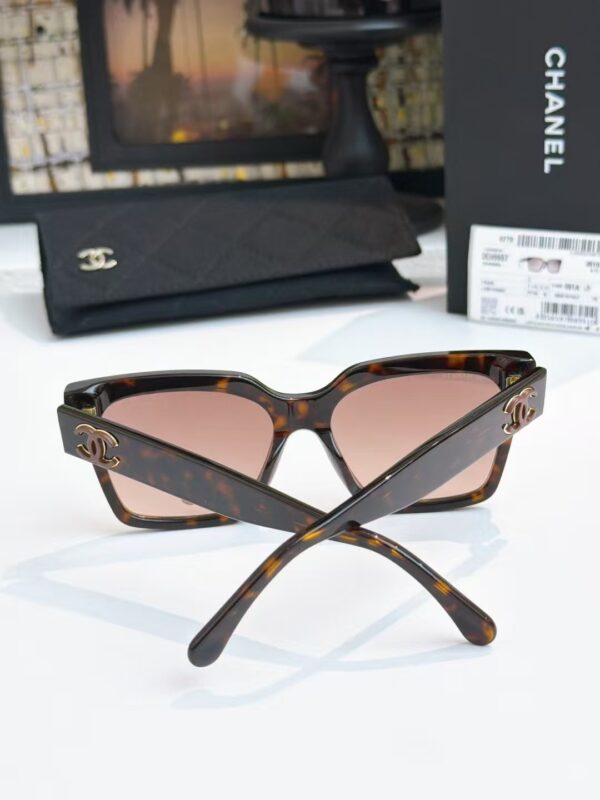 Chanel Oversized Square Sunglasses – Signature Double CC Detail
