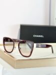 CHANEL Elegant Square Gradient Sunglasses
