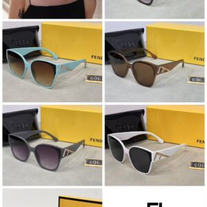 Fendi Oversized Square Sunglasses for Women – Luxury Gradient UV Protection Designer Eyewear