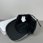 Luxury designer three striped embroidered baseball cap, unisex adjustable casual classic sports cap