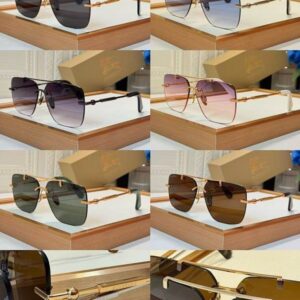 Luxury Rimless Square Sunglasses for Men & Women – Premium Metal Frame UV Protection Eyewear