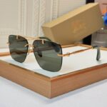 Luxury Rimless Square Sunglasses for Men & Women – Premium Metal Frame UV Protection Eyewear