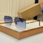 Luxury Rimless Square Sunglasses for Men & Women – Premium Metal Frame UV Protection Eyewear