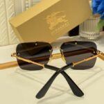 Luxury Rimless Square Sunglasses for Men & Women – Premium Metal Frame UV Protection Eyewear