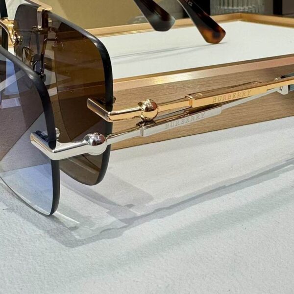 Luxury Rimless Square Sunglasses for Men & Women – Premium Metal Frame UV Protection Eyewear