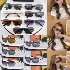 Burberry Rimless Shield Sunglasses