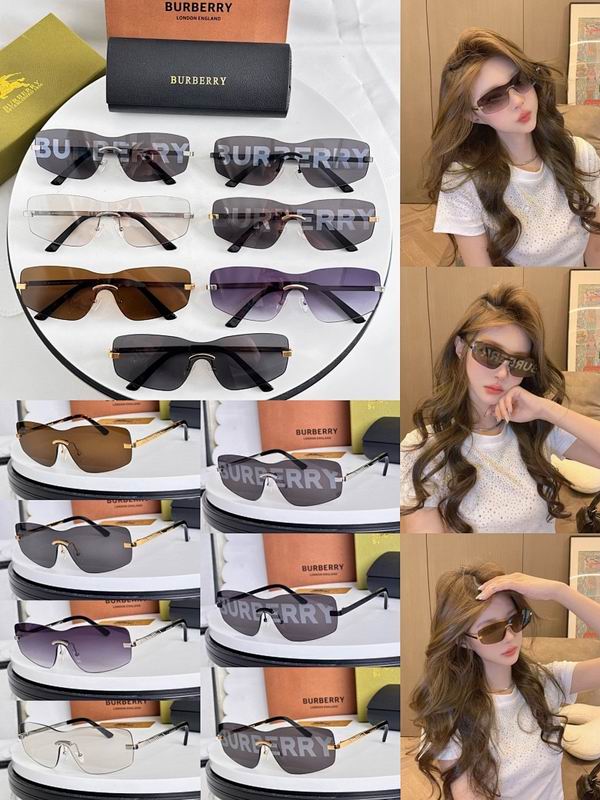 Burberry Rimless Shield Sunglasses