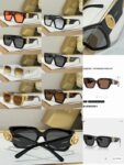 Burberry Premium Oversized Square Sunglasses with Gold Temple Detail