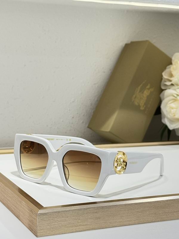 Burberry Premium Oversized Square Sunglasses with Gold Temple Detail