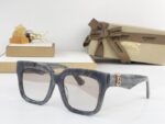 Burberry Oversized Square Acetate Sunglasses with TB Monogram