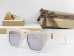 Burberry Oversized Square Acetate Sunglasses with TB Monogram
