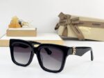 Burberry Oversized Square Acetate Sunglasses with TB Monogram
