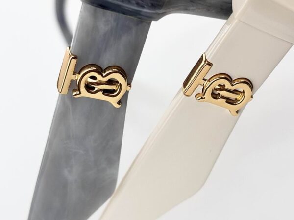 Burberry Oversized Square Acetate Sunglasses with TB Monogram