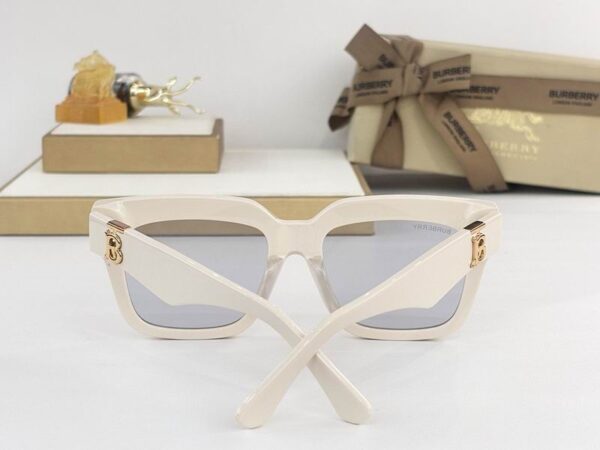 Burberry Oversized Square Acetate Sunglasses with TB Monogram