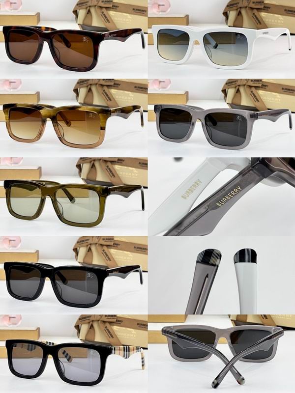 Burberry Classic Square Acetate Sunglasses – Unisex Luxury UV Protection